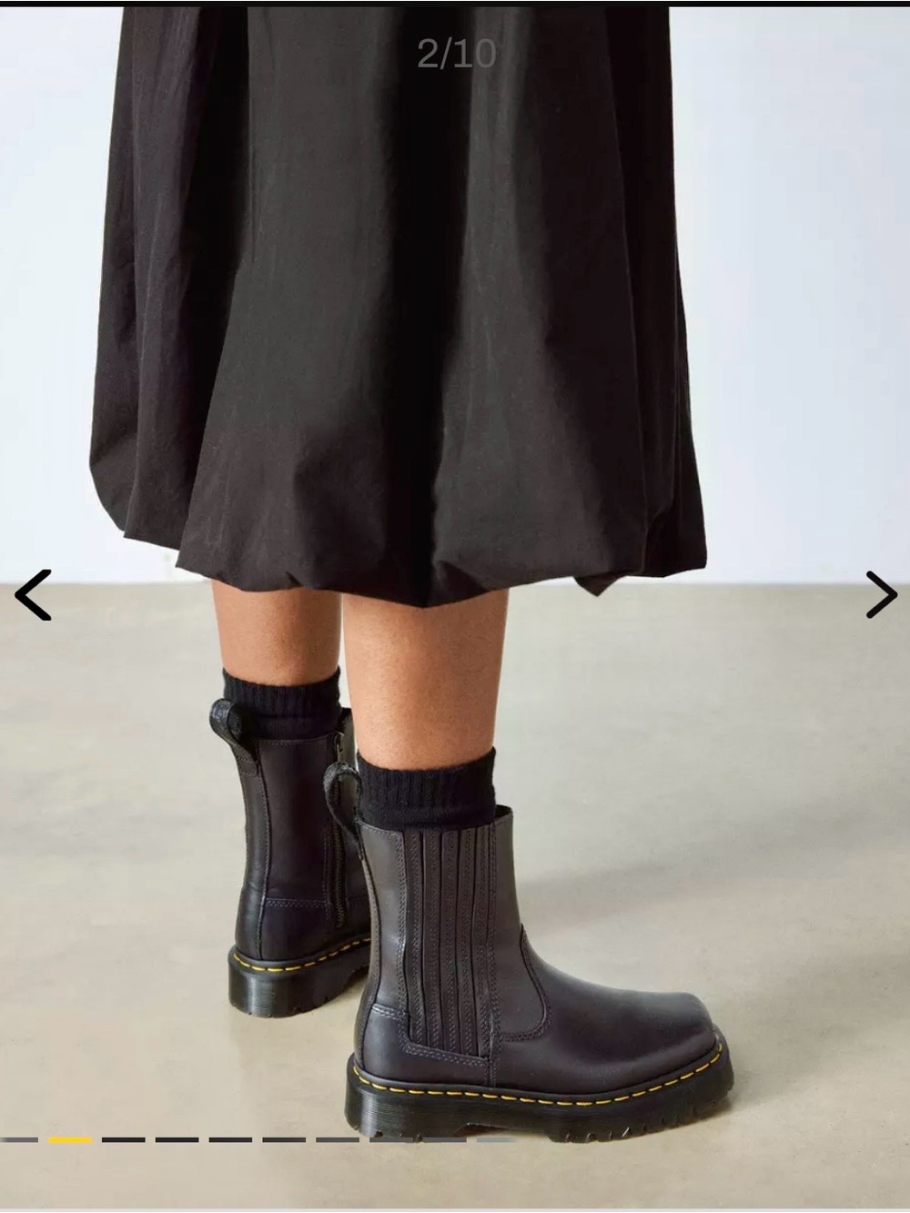 Dr. Martens Black Leather Side Zip Chelsea Boots Men’s 8 Women’s 9
